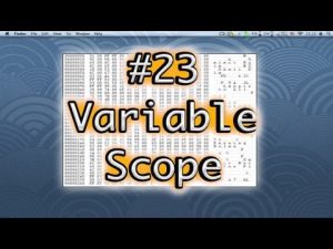 Read more about the article Programming Basics #23 Variable Scope